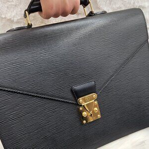 Louis Vuitton  Black Epi Briefcase